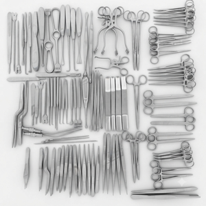 ชุดเครื่องมือผ่าตัดหู คอ จมูก ขั้นพื้นฐาน 10 ชิ้น ทำจากเหล็กกล้าไร้สนิม ใช้ซ้ำได้และฆ่าเชื้อได้ - Product Image 1