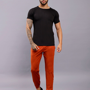 Men Autumn Casual Lightweight Canvas Breathable <b>Drawstring</b> Jogger <b>Trouser</b> - Product Image 4