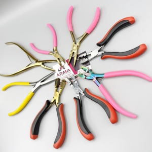 Pinzas Profesionales de Punta Plana Pre-Adheridas, de Acero Inoxidable de Grado Quirúrgico, Herramienta para Estilizar Cabello con Extensiones de Queratina - Product Image 5