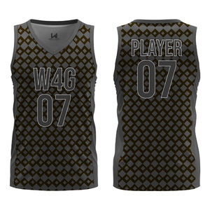 เสื้อบาสเก็ตบอลแบบยูนิเซ็กส์ที่สามารถปรับแต่งได้ ระบายอากาศได้ดี พิมพ์ลายแบบซับลิเมชั่น ซับเหงื่อ แห้งเร็ว ชุดฝึกซ้อมบาสเก็ตบอล - Product Image 6