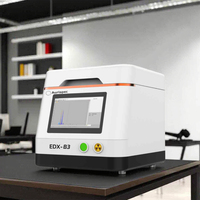 Nouvelle Génération de Spectromètre XRF de Comptoir EDX-B3 pour l'Analyse de l'Or, Spectromètre à Rayons X pour Bijouterie et Showroom, Détecteur Si-Pin US 50kV