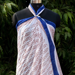 Pareos de algodón con estampado de peces al por mayor, precio económico, gran cantidad, pareos estampados de Indonesia, cubrebaños de playa - Product Image 1