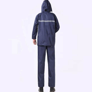 Traje Impermeable para Hombre con Capucha, Franjas Reflectantes, Chaqueta y Pantalones de Tela Oxford, Ropa para Exteriores - Product Image 6