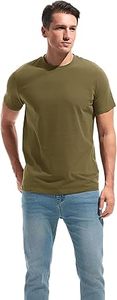 Camisetas Casuales para Hombre, Último Diseño, 100% Algodón, Tejido de Punto, Color Sólido, Transpirable, Cuello Redondo, Manga Corta, Corte Regular, Ropa de Moda - Product Image 2