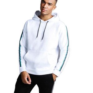 Hoodies unisexes décontractés de qualité supérieure, coupe ajustée, manches raglan longues, personnalisables, fabriqués en usine, prix de gros pour hommes - Product Image 2