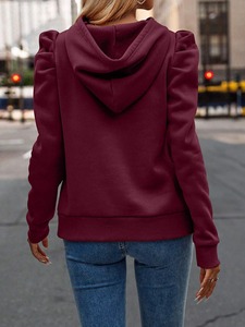 AL-TAUL IMPEX ใหม่ล่าสุด 2026 เสื้อฮู้ดดี้ผู้หญิงบุซับใน วิสโคส/โพลีเอสเตอร์ คุณภาพพรีเมียม 300 กรัม ทรงโอเวอร์ไซส์ 2 สี ล้างสีแบบแอซิดวอช สำหรับฤดูหนาว - Product Image 2