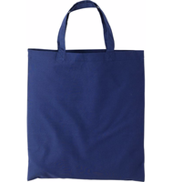Sacs fourre-tout promotionnels vierges en toile de coton biologique recyclable avec poignée de sécurité, personnalisables et réutilisables, vente en gros PST