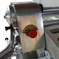 Laminoir semi-automatique en acier inoxydable pour bases de pizza et pâtes, mouleuse à bande réversible pour croissants et pâtes de blé, Nouveau
