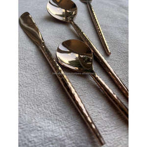 Ensemble de couverts de haute qualité en acier inoxydable, finition personnalisée, ensembles de couverts, fournitures pour événements d'anniversaire, de fiançailles, décoration de table - Product Image 2