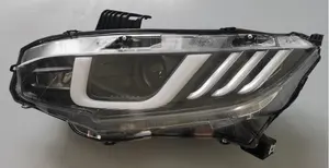 Farol dianteiro para Honda CIVIC PROJETOR 2016-2018 faróis com DRL (preto/transparente) mais vendidos