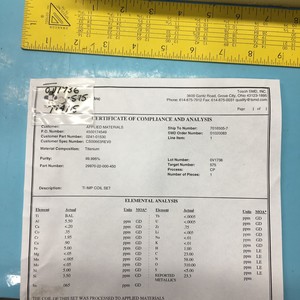 AMAT 0241-01530 IMP TI COIL SET, de TOSOH - Équipements et pièces semi-conducteurs de confiance à l'échelle mondiale chez - Product Image 3