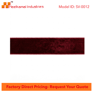 25mm Burgundy Wine Red Single Side Velvet Ribbon Wholesale 1 Inch for Luxury Gift Box Wedding Decor Crafts Invitation Packaging - Product Image 6