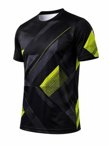 เสื้อยืดคอกลมแขนสั้นผู้ชาย ผ้าเจอร์ซีย์เนื้อแน่น 180 กรัม แห้งเร็ว ผลิตจากโพลีเอสเตอร์ ทรงปกติ สไตล์ลำลอง กำลังเป็นที่นิยม - Product Image 2