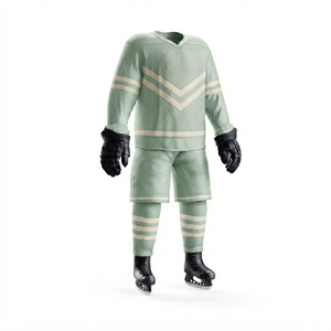 Ice Hockey Uniform Custom Team Jersey And Pants Breathable Lightweight <b>Athletic</b> Sportswear For Professional Training League - Product Image 5