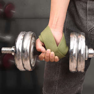OEM Figure 8 Lifting Straps Manufacturer for Gym Fitness and Deadlift Training Custom Logo Figure 8 Straps for Powerlifting Gym - Product Image 3
