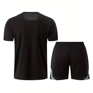 Conjunto Deportivo de Secado Rápido para Correr al Aire Libre, Camiseta de Compresión y Pantalones Cortos, Venta al Por Mayor OEM, por AMAZING INDUSTRIES - Product Image 3