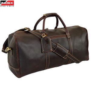 กระเป๋าเดินทางผู้บริหารหนังสีน้ำตาลพรีเมียมพร้อมสายสะพายปรับได้ - Product Image 1