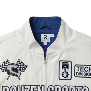 Custom Unisex Racing Team <b>Jacket</b> Full Zip Motorsport <b>Bomber</b> Embroidered Logo Windproof Anti-Uv <b>Summer</b> % Cotton Streetwear - Product Image 5