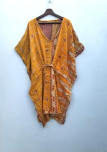 Nouvelle arrivée, robe maxi vintage Kantha, vêtements de plage, robe de chambre Kantha pour femmes - Product Image 2