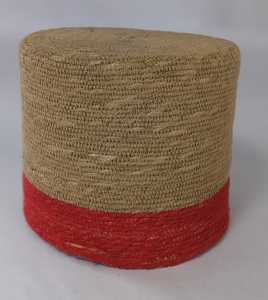 Meilleure Offre Panier de Rangement Pliable en Corde de Jute avec Couvercle, Panier de Courses Rond Tressé Naturel pour Vêtements, Jouets et Accessoires - Product Image 5