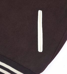 LUXE ATTIRE INDUSTRY Fashion <b>Woolen</b> Varsity <b>Jacket</b> Custom Embroidered Unisex Winter for <b>Men</b> Women Price Factory Direct Supply - Product Image 6
