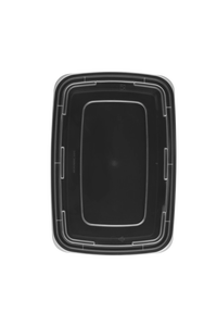 Contenedor de Alimentos Rectangular de Plástico con Tapa, de un Solo Nivel y 1 Compartimento, Libre de BPA, Portátil, Estilo Simple - Product Image 2
