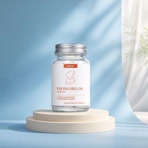[FROM OREUM] Dentifrice solide saveur mandarine de Jeju, 60 comprimés, pour la préparation aux voyages et l'organisation des trousses de toilette en vacances - Product Image 5