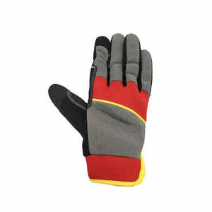 Guantes de Trabajo Mecánicos de Cuero Suave de Alta Calidad al Por Mayor, Guantes de Trabajo Mecánicos Transpirables Nuevos - Product Image 3