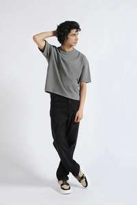 เสื้อยืดฤดูร้อนผ้าโพลีเอสเตอร์/คอตตอนเนื้อหนาสำหรับผู้ชาย สกรีนโลโก้ได้ ทรงหลวม ใส่สบาย ระบายอากาศดี แขนสั้น - Product Image 3