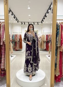 ชุดชาราร่าพร้อมสวมใส่ ดีไซน์ใหม่มาแรง พร้อมผ้าคลุมไหล่ สำหรับงานปาร์ตี้ ชุดชาราร่าปักลายหนัก - Product Image 6