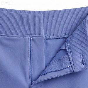 Jupe courte plissée pour femme, taille élastique, spandex, polyester, sportive, couleur unie, respirante, toutes saisons - Product Image 4