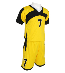 Custom High Quality Men's Short Soccer Jersey Design 100% Polyester Lightweight Football Uniform Kit Automated Cutting Technique - Product Image 1