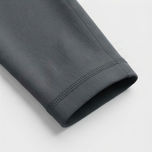 Leggings de Yoga de Cintura Alta y Largo Completo, Color Sólido, Sin Costuras, de Spandex y Nailon, Pantalones Elásticos - Product Image 6