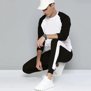 Conjunto de Dos Piezas Personalizado para Hombre: Sudadera Casual y Pantalones Deportivos, Fabricante Mayorista OEM ODM, Ropa Premium, Sudadera con Capucha de Felpa Suave - Product Image 4
