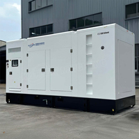 Groupes électrogènes diesel silencieux industriels 50/100/150/200/300/400/500/1000 kVA monophasés/triphasés avec ATS, générateur électrique à faible bruit