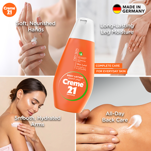 Crème 21 Lotion pour peaux sèches 250ml Lotion nourrissante pour le corps pour une hydratation longue durée - Product Image 6