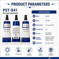 FUCHS PST-841 2OZ Graisse lubrifiante silicone pour joints toriques, joints en caoutchouc, vannes, plomberie, résistante à l'eau, AGMA 220, lubrifiant haute viscosité