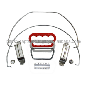 หูจับโลหะแบบมีสายสำหรับกระป๋องสี ถัง ถุงน้ำมัน หูจับพลาสติกแบบ 4 นิ้ว หูจับกระป๋องโลหะ - Product Image 1