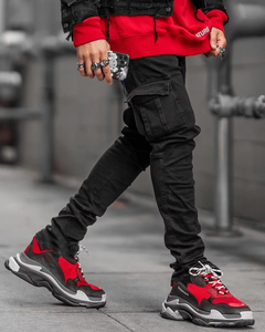Pantalones Vaqueros Ajustados de Mezclilla para Hombre, Talla Grande, con Bolsillos Laterales, Estilo Moderno, Venta Caliente 2025 - Product Image 6