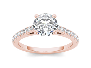 Anillo Solitario Clásico de Diamante Cultivado en Laboratorio de 1 Quilate, Oro Sólido de 14K, Corte Brillante Redondo VS VVS EF, para Uso Diario, Boda, Estilo Moderno - Product Image 5