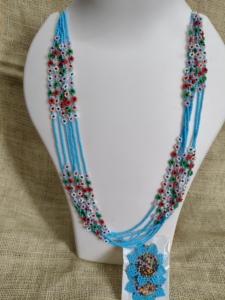 Handmade Multi Layer Seed Bead <b>Necklace</b> for Women Colorful Boho <b>Statement</b> Jewelry Wholesale - Product Image 5