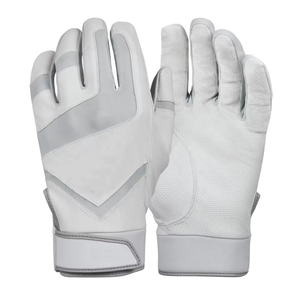 Gants de frappe de baseball pour hommes, entièrement enveloppants, avec logo personnalisé, en cuir léger et durable, fermeture ambidextre, vente en gros - Product Image 3