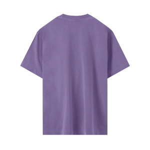 T-shirt en coton à manches courtes pour homme, couleur unie, col rond, jersey décontracté, teinture unie, longueur normale - Product Image 4
