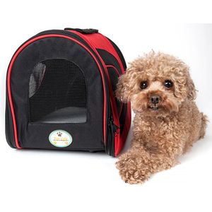 Trasportino per Animali Domestici Sportivo in Rete Approvato dalle Compagnie Aeree, Design Pieghevole con Cerniera - Product Image 3