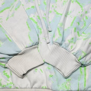 Sweat à capuche tie-dye personnalisé de haute qualité, unisexe, manches longues, grande taille, streetwear pour homme, coton uni, saison hivernale - Product Image 4