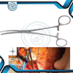 คีมห้ามเลือดสเตนเลสสำหรับผ่าตัดมีที่ล็อกสำหรับหลอดหนีบได้รับการอนุมัติ CE ISO - Product Image 1