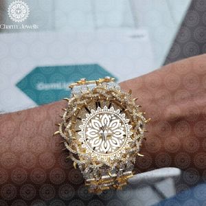 Charm Jewells Luxury Stainless Steel Watch 42mm Round Dial Sapphire Crystal Quartz Movement <b>Chronograph</b> Unisex Fashion Design - Product Image 1