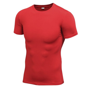 Hot Selling <b>Men</b> <b>Compression</b> T-<b>Shirts</b> Basketball Running Short Sleeve Quick Drying Fitness Tight Tops - Product Image 1