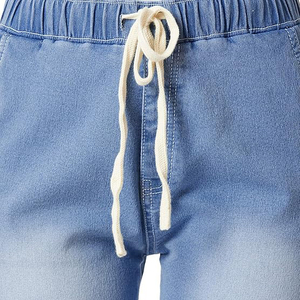 Pantalones Deportivos de Tela Tecnológica para Mujer, Cintura Alta, Cordón Ajustable, Puños Elásticos, Bolsillos Laterales, Transpirables, Poliéster y Elastano - Product Image 4