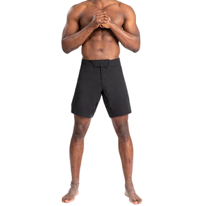 Men's Solid <b>Black</b> <b>Board</b> Shorts Mid Waist Elastic Quick Dry Casual Swimwear - Product Image 1